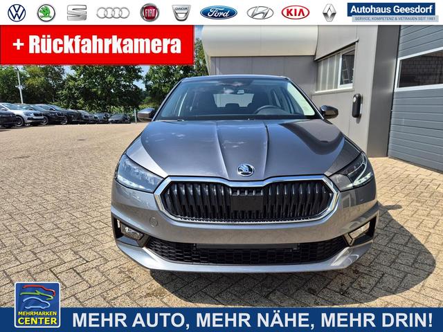 Lagerfahrzeug Skoda Fabia - 1.0 TSI 115PS DSG Selection 5-türig Rückf.Kamera Parksensoren Sitzheizung Multifunktionslenkrad Klima Skoda-Radio Bluetooth Touchscreen Tempomat Nebelsch. Apple CarPlay   Android Auto