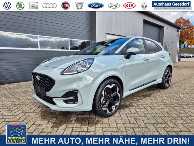 Lagerfahrzeug Ford Puma - ST-Line X 1.0 EcoBoost Hybrid 125PS Automatik NEUES MODELL 360°Kamera AbstandsTempomat el.Heckklappe Premium Leder (Sensico) B O-Sound Klimaautomatik Sitzheizung Lenkradheizung Frontscheibe beheizb. Ford-Navi SYNC4 Bluetooth Apple CarPlay Android A