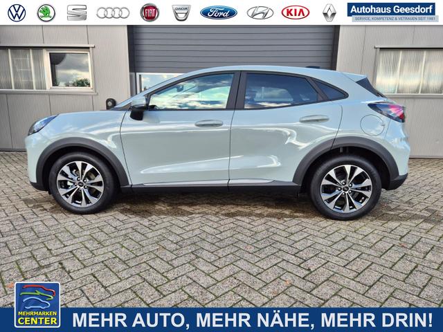 Lagerfahrzeug Ford Puma - Titanium 1.0 EcoBoost Hybrid 125PS Automatik Klimaautomatik Sitzheizung Lenkradheizung Frontscheibe beheizb. LED-Scheinwerfer Ford-Navi SYNC4 Bluetooth Apple CarPlay Android Auto PDC 17-LM