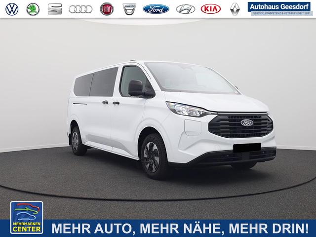Lagerfahrzeug Ford Transit Custom - Kombi 9-Sitzer L2 2.5 Duratec PHEV 233PS Automatik Trend 3,4t Klimaautomatik Frontscheibe beheizb. Rückf.kamera PDC v h Tempomat Navi Bluetooth Touchscreen Apple CarPlay Android Auto Ganzj.Reifen