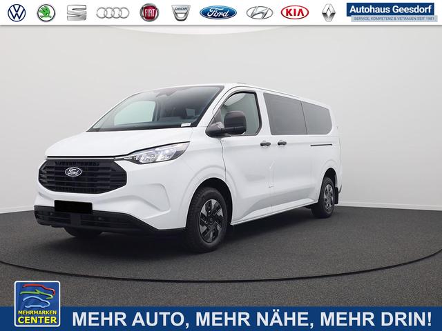 Lagerfahrzeug Ford Transit Custom - Kombi 9-Sitzer L2 2.5 Duratec PHEV 233PS Automatik Trend 3,4t Klimaautomatik Frontscheibe beheizb. Rückf.kamera PDC v h Tempomat Navi Bluetooth Touchscreen Apple CarPlay Android Auto Ganzj.Reifen