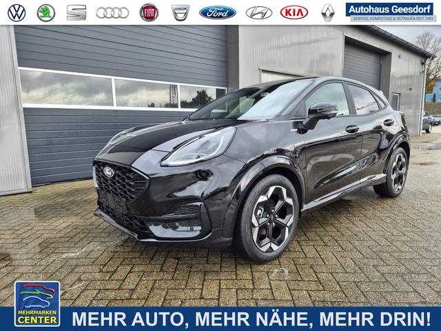 Lagerfahrzeug Ford Puma - ST-Line X 1.0 EcoBoost Hybrid 125PS Automatik NEUES MODELL 360°Kamera AbstandsTempomat el.Heckklappe Premium Leder (Sensico) B O-Sound Klimaautomatik Sitzheizung Lenkradheizung Frontscheibe beheizb. Ford-Navi SYNC4 Bluetooth Apple CarPlay Android A