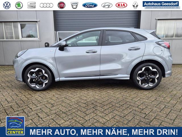 Lagerfahrzeug Ford Puma - ST-Line X 1.0 EcoBoost Hybrid 125PS Automatik NEUES MODELL 360°Kamera AbstandsTempomat el.Heckklappe Premium Leder (Sensico) B O-Sound Klimaautomatik Sitzheizung Lenkradheizung Frontscheibe beheizb. Ford-Navi SYNC4 Bluetooth Apple CarPlay Android A