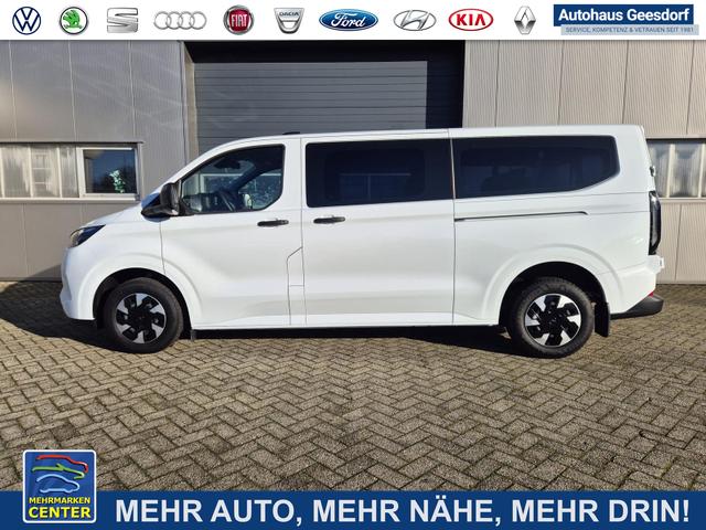 Lagerfahrzeug Ford Transit Custom - Kombi 9-Sitzer L2 2.5 Duratec PHEV 233PS Automatik Trend 3,4t Klimaautomatik Frontscheibe beheizb. Rückf.kamera PDC v h Tempomat Navi Bluetooth Touchscreen Apple CarPlay Android Auto Ganzj.Reifen