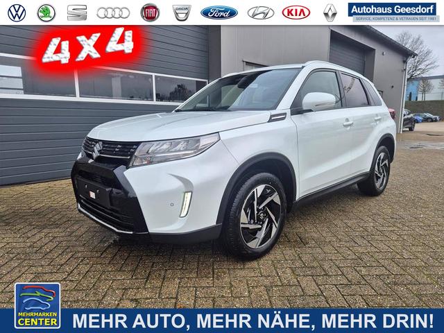 Lagerfahrzeug Suzuki Vitara - Comfort  110PS Automatik MHEV 4x4 ALLGRIP 1.4 Boosterjet Allrad Teilleder Navi Klimaautomatik Sitzheizung ACC PDC v h R&uuml;ckf.Kamera Suzuki-Radio Apple CarPlay Android Auto Touchscreen 2xKeyless 17-LM
