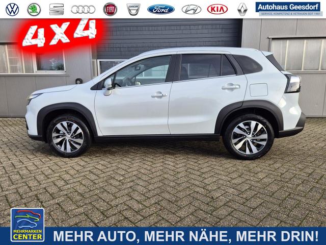 Lagerfahrzeug Suzuki S-Cross - Comfort  110PS Automatik MHEV 4x4 ALLGRIP 1.4 Boosterjet Allrad Teilleder Navi Klimaautomatik Sitzheizung ACC PDC v h 4x Kamera Suzuki-Radio Apple CarPlay Android Auto Touchscreen 2xKeyless 17-LM