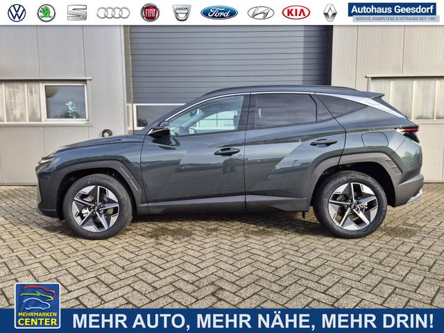Lagerfahrzeug Hyundai TUCSON - Trend 1.6 T-GDI 150PS Automatik TZ 2026 Teil-Leder Sitzheizung v h Lenkradheizung Klimaautomatik Navi Touchscreen DAB  Apple CarPlay   Android Auto PDC R&uuml;ckf.-Kamera Matrix-LED-Scheinw.