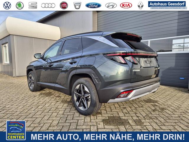 Lagerfahrzeug Hyundai TUCSON - Trend 1.6 T-GDI 150PS Automatik TZ 2026 Teil-Leder Sitzheizung v h Lenkradheizung Klimaautomatik Navi Touchscreen DAB  Apple CarPlay   Android Auto PDC R&uuml;ckf.-Kamera Matrix-LED-Scheinw.