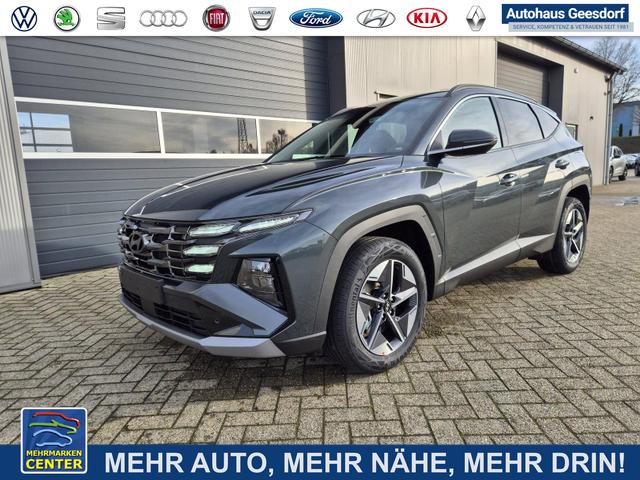 Lagerfahrzeug Hyundai TUCSON - Trend 1.6 T-GDI 150PS Automatik TZ 2026 Teil-Leder Sitzheizung v h Lenkradheizung Klimaautomatik Navi Touchscreen DAB  Apple CarPlay   Android Auto PDC R&uuml;ckf.-Kamera Matrix-LED-Scheinw.