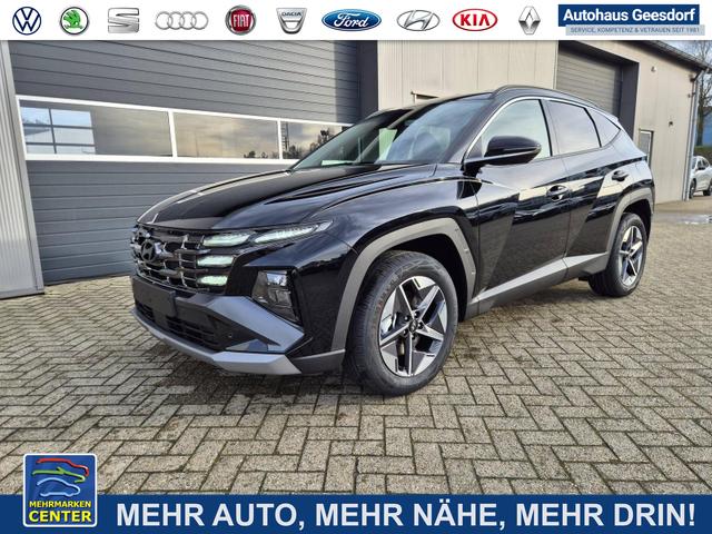 Lagerfahrzeug Hyundai TUCSON - Trend 1.6 T-GDI 150PS Automatik TZ 2026 Teil-Leder Sitzheizung v h Lenkradheizung Klimaautomatik Navi Touchscreen DAB  Apple CarPlay   Android Auto PDC R&uuml;ckf.-Kamera Matrix-LED-Scheinw.