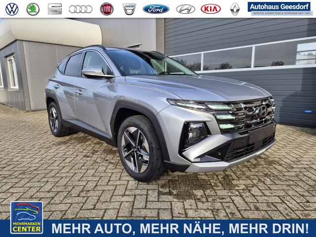Lagerfahrzeug Hyundai TUCSON - Trend 1.6 T-GDI 150PS Automatik TZ 2026 Teil-Leder Sitzheizung v h Lenkradheizung Klimaautomatik Navi Touchscreen DAB  Apple CarPlay   Android Auto PDC R&uuml;ckf.-Kamera Matrix-LED-Scheinw.