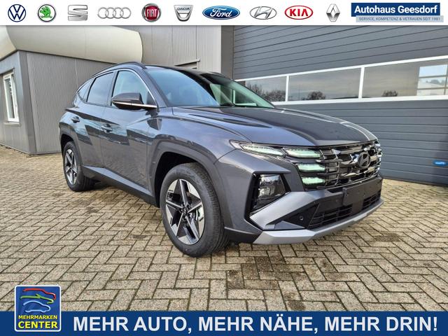 Lagerfahrzeug Hyundai TUCSON - Trend 1.6 T-GDI 150PS Automatik TZ 2026 Teil-Leder Sitzheizung v h Lenkradheizung Klimaautomatik Navi Touchscreen DAB  Apple CarPlay   Android Auto PDC R&uuml;ckf.-Kamera Matrix-LED-Scheinw.