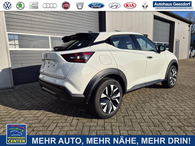 Lagerfahrzeug Nissan Juke - 1.0 DIG-T 114PS Acenta Klimaautomatik Sitzheizung R&uuml;ckf.Kamera Bluetooth Touchscreen wireless Apple CarPlay Android Auto