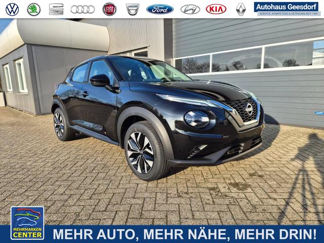 Lagerfahrzeug Nissan Juke - 1.0 DIG-T 114PS Acenta Klimaautomatik Sitzheizung R&uuml;ckf.Kamera Bluetooth Touchscreen wireless Apple CarPlay Android Auto