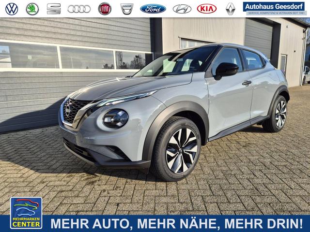 Lagerfahrzeug Nissan Juke - 1.0 DIG-T 114PS Acenta Klimaautomatik Sitzheizung R&uuml;ckf.Kamera Bluetooth Touchscreen wireless Apple CarPlay Android Auto