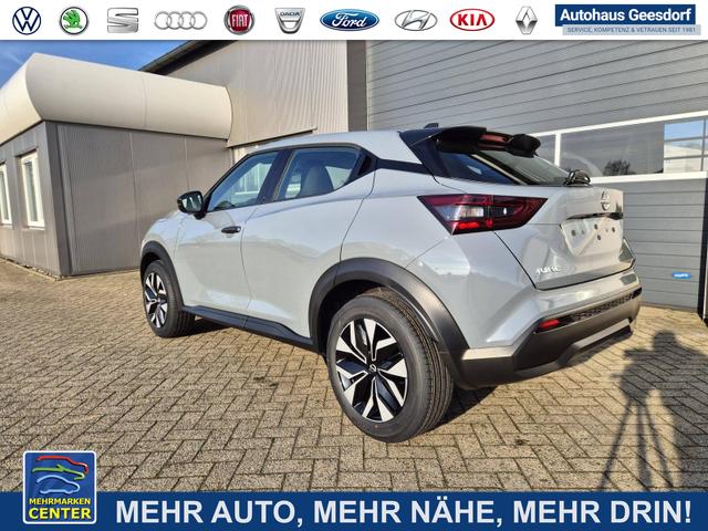 Lagerfahrzeug Nissan Juke - 1.0 DIG-T 114PS Acenta Klimaautomatik Sitzheizung R&uuml;ckf.Kamera Bluetooth Touchscreen wireless Apple CarPlay Android Auto