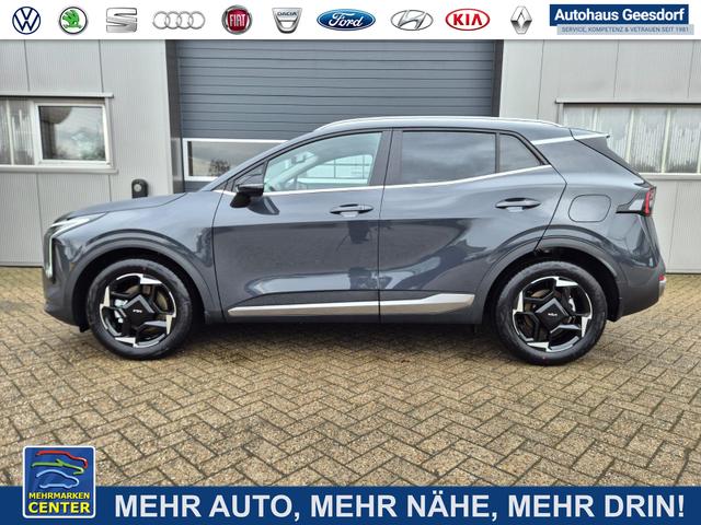 Lagerfahrzeug Kia Sportage - Spirit 1.6 T-GDI 150PS DCT NEUES MODELL MY26 FACELIFT Teil-Leder 18"LM Sitzheizung v h Lenkradheizung Klimaautomatik ACC Navi Bluetooth Touchscreen Apple CarPlay Android Auto PDC R&uuml;ckf.Kamera 2x Keyless