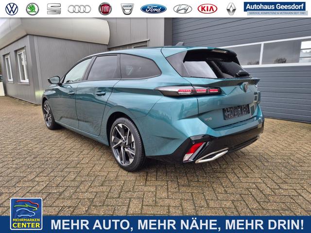 Lagerfahrzeug Peugeot 308 SW - Allure 1.2 Hybrid 145PS Automatik LED-Scheinwerfer 10" HD-Touchscreen wireless Apple CarPlay   Android Auto Bluetooth 2x Keyless ACC R&uuml;ckf.Kamera PDC 17"LM