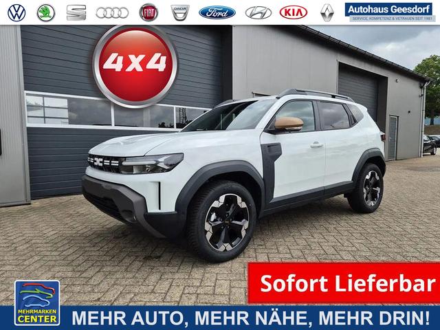 Lagerfahrzeug Dacia Duster - Extreme 4x4 130PS 1.2 TCe 4x Kamera Lenkradheizung Sitzheizung Klimaautomatik Teil-Leder elektr.Parkbremse Bluetooth Apple Carplay Android Auto PDC v h 2xKeyless 18-LM Ganzj.Reifen