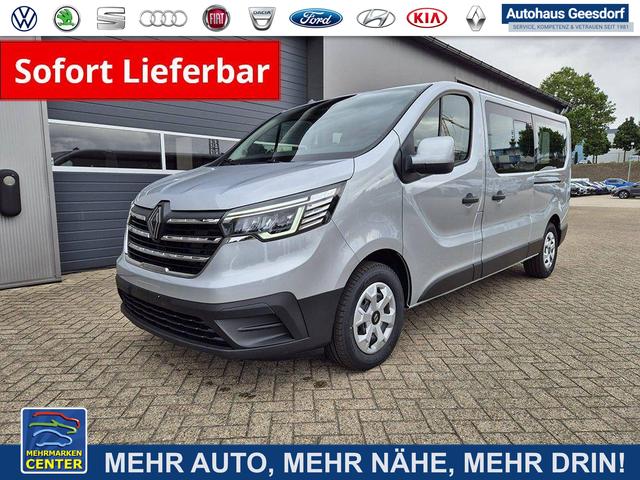 Lagerfahrzeug Renault Trafic - Combi L2 2.0 dCi 150PS Grand Evolution 9-Sitzer Rollstuhlrampe Rollstuhlsicherung Schiebet&uuml;r l r Klima v h DAB Bluetooth Touchscreen Apple CarPlay Android Auto PDC R&uuml;ckf.Kamera
