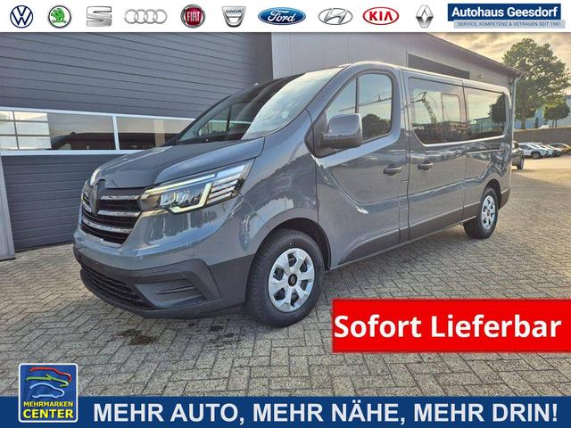 Lagerfahrzeug Renault Trafic - Combi L2 2.0 dCi 150PS Grand Evolution 9-Sitzer Rollstuhlrampe Rollstuhlsicherung Schiebet&uuml;r l r Klima v h DAB Bluetooth Touchscreen Apple CarPlay Android Auto PDC R&uuml;ckf.Kamera