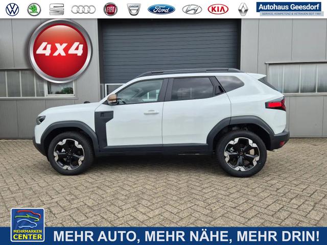 Lagerfahrzeug Dacia Duster - Extreme 4x4 130PS 1.2 TCe 4x Kamera Lenkradheizung Sitzheizung Klimaautomatik Teil-Leder elektr.Parkbremse Bluetooth Apple Carplay Android Auto PDC v h 2xKeyless 18-LM Ganzj.Reifen