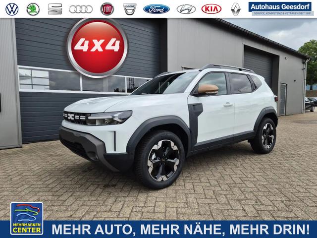 Lagerfahrzeug Dacia Duster - Extreme 4x4 130PS 1.2 TCe 4x Kamera Lenkradheizung Sitzheizung Klimaautomatik Teil-Leder elektr.Parkbremse Bluetooth Apple Carplay Android Auto PDC v h 2xKeyless 18-LM Ganzj.Reifen