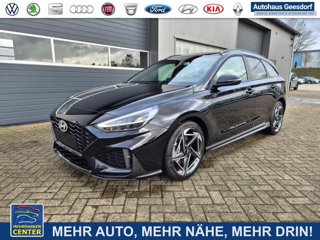Lagerfahrzeug Hyundai i30 Kombi - 1.6 T-GDI 150PS Automatik N-Line MY2026 Sitzheizung Lenkradheizung Klimaautomatik Navi 10,3"-Touchscreen Bluelink Apple CarPlay   Android Auto PDC v h R&uuml;ckf.Kamera 18-LM