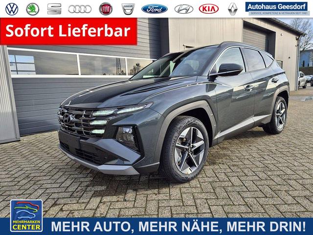 Lagerfahrzeug Hyundai TUCSON - Trend 1.6 T-GDI 150PS Automatik TZ 2026 Teil-Leder Sitzheizung v h Lenkradheizung Klimaautomatik Navi Touchscreen DAB  Apple CarPlay   Android Auto PDC R&uuml;ckf.-Kamera Matrix-LED-Scheinw.