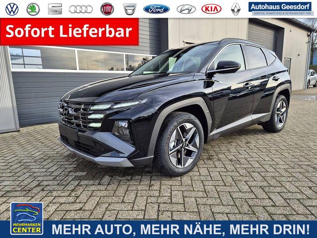 Lagerfahrzeug Hyundai TUCSON - Trend 1.6 T-GDI 150PS Automatik TZ 2026 Teil-Leder Sitzheizung v h Lenkradheizung Klimaautomatik Navi Touchscreen DAB  Apple CarPlay   Android Auto PDC R&uuml;ckf.-Kamera Matrix-LED-Scheinw.