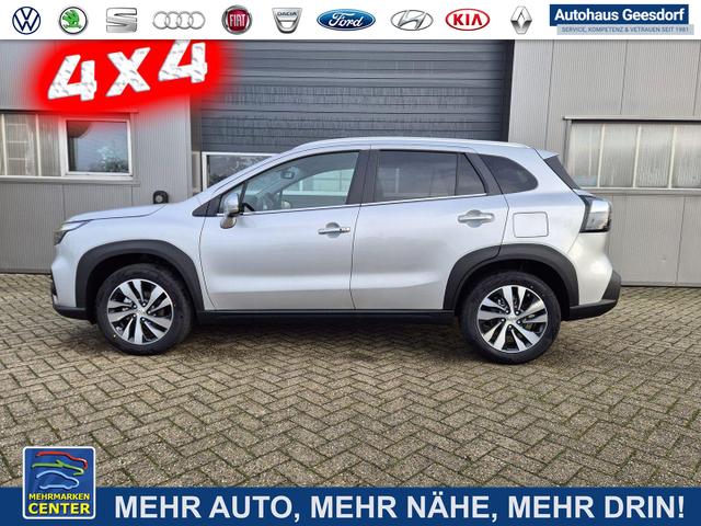 Lagerfahrzeug Suzuki S-Cross - Comfort  110PS Automatik MHEV 4x4 ALLGRIP 1.4 Boosterjet Teilleder Navi Klimaautomatik Sitzheizung ACC PDC v h 4x Kamera Suzuki-Radio Apple CarPlay Android Auto Touchscreen 2xKeyless 17-LM