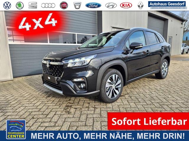 Lagerfahrzeug Suzuki S-Cross - Comfort  110PS MHEV 4x4 ALLGRIP 1.4 Boosterjet Teilleder Navi Klimaautomatik Sitzheizung ACC PDC v h 4x Kamera Suzuki-Radio Apple CarPlay Android Auto Touchscreen 2xKeyless 17-LM