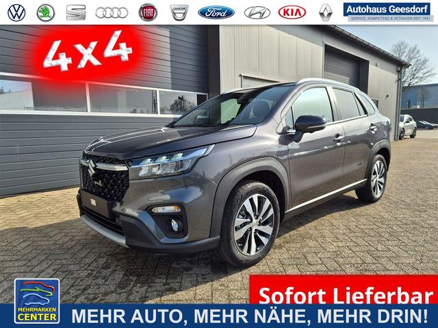 Lagerfahrzeug Suzuki S-Cross - Comfort  110PS MHEV 4x4 ALLGRIP 1.4 Boosterjet Teilleder Navi Klimaautomatik Sitzheizung ACC PDC v h 4x Kamera Suzuki-Radio Apple CarPlay Android Auto Touchscreen 2xKeyless 17-LM