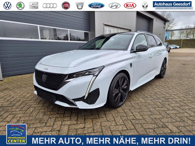 Lagerfahrzeug Peugeot 308 SW - GT Exclusive 1.2 Hybrid 145PS Automatik Matrix-LED elektr. PanoDach Heckklappe Sitzheizung Lenkradheizung Navi 10" HD-Touchscreen wireless Apple CarPlay   Android Auto FOCAL-System 2x Keyless ACC 4x Kamera PDC v h 18"LM