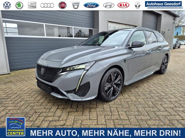 Lagerfahrzeug Peugeot 308 SW - GT Exclusive 1.2 Hybrid 145PS Automatik Matrix-LED elektr. PanoDach Heckklappe Sitzheizung Lenkradheizung Navi 10" HD-Touchscreen wireless Apple CarPlay   Android Auto FOCAL-System 2x Keyless ACC 4x Kamera PDC v h 18"LM