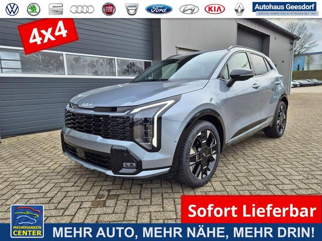 Lagerfahrzeug Kia Sportage - 1.6 T-GDi 180PS 4x4 AWD Automatik GT-Line NEUES MODELL MY26 FACELIFT Teil-Leder 19"LM Sitzheizung v h Lenkradheizung Klimaautomatik ACC Navi Bluetooth Touchscreen Apple CarPlay Android Auto PDC R&uuml;ckf.Kamera 2x Keyless