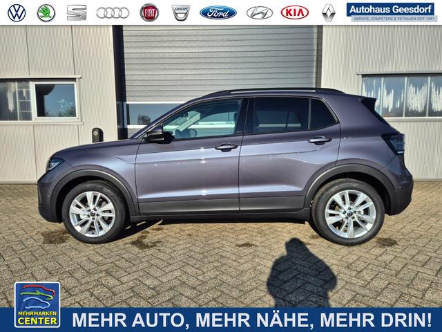 Lagerfahrzeug Volkswagen T-Cross - 1.0 TSI 116PS DSG Life ACC IQ.LIGHT - LED-Matrix-Scheinw. Sitzheizung R&uuml;ckf.Kamera Klimaautomatik PDC v h 17-LM abged.Scheiben 2xKeyless Bluetooth Touchscreen Apple CarPlay Android Auto