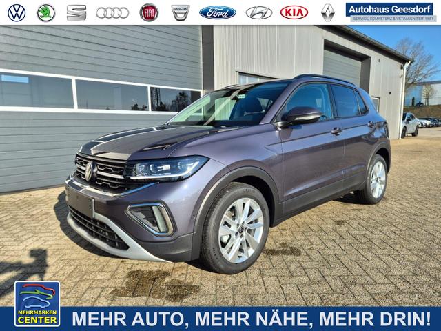 Lagerfahrzeug Volkswagen T-Cross - 1.0 TSI 116PS DSG Life ACC IQ.LIGHT - LED-Matrix-Scheinw. Sitzheizung R&uuml;ckf.Kamera Klimaautomatik PDC v h 17-LM abged.Scheiben 2xKeyless Bluetooth Touchscreen Apple CarPlay Android Auto