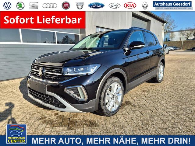 Lagerfahrzeug Volkswagen T-Cross - 1.0 TSI 116PS DSG Life ACC IQ.LIGHT - LED-Matrix-Scheinw. Sitzheizung R&uuml;ckf.Kamera Klimaautomatik PDC v h 17-LM abged.Scheiben 2xKeyless Bluetooth Touchscreen Apple CarPlay Android Auto
