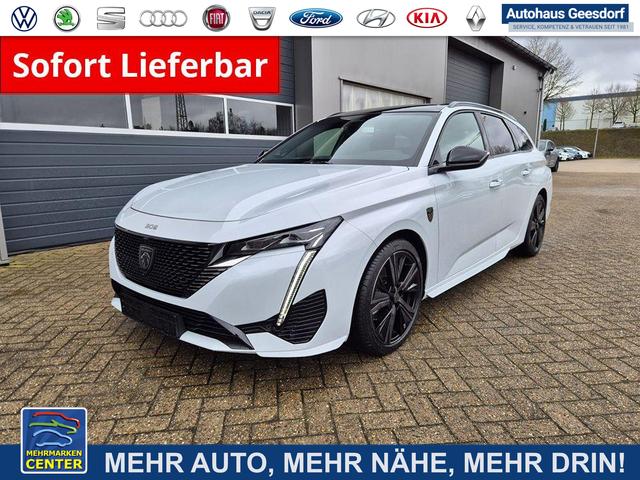 Lagerfahrzeug Peugeot 308 SW - GT Exclusive 1.2 Hybrid 145PS Automatik Matrix-LED elektr. PanoDach Heckklappe Sitzheizung Lenkradheizung Navi 10" HD-Touchscreen wireless Apple CarPlay   Android Auto FOCAL-System 2x Keyless ACC 4x Kamera PDC v h 18"LM