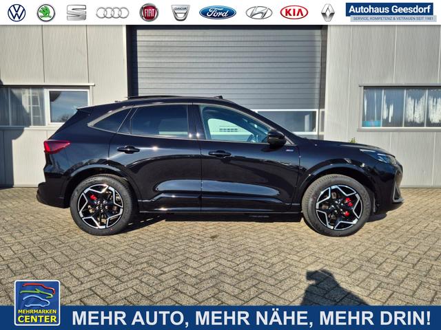 Lagerfahrzeug Ford Kuga - ST-Line X 243PS PHEV Automatik Matrix-LED schwenkb. AHK elektr. PanoDach Sitzheizung v h Lenkradheizung Frontscheibe beheizb. Navi SYNC4 Apple CarPlay Android Auto Touchscreen PDC 4xKamera 2xKeyless B O Sound 19"LM vollelektr. Reichweite 65KM