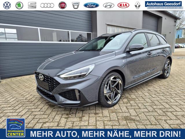 Lagerfahrzeug Hyundai i30 Kombi - 1.6 T-GDI 150PS Automatik N-Line MY2026 Sitzheizung Lenkradheizung Klimaautomatik Navi 10,3"-Touchscreen Bluelink Apple CarPlay   Android Auto PDC v h R&uuml;ckf.Kamera 18-LM