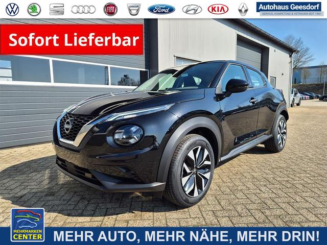 Lagerfahrzeug Nissan Juke - 1.0 DIG-T 114PS Acenta Klimaautomatik Sitzheizung R&uuml;ckf.Kamera Bluetooth Touchscreen wireless Apple CarPlay Android Auto
