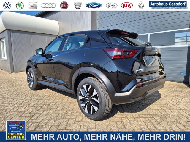 Lagerfahrzeug Nissan Juke - 1.0 DIG-T 114PS Acenta Klimaautomatik Sitzheizung R&uuml;ckf.Kamera Bluetooth Touchscreen wireless Apple CarPlay Android Auto
