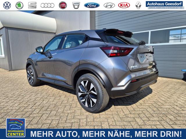 Lagerfahrzeug Nissan Juke - 1.0 DIG-T 114PS Acenta Klimaautomatik Sitzheizung R&uuml;ckf.Kamera Bluetooth Touchscreen wireless Apple CarPlay Android Auto