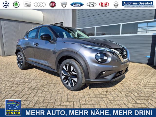 Lagerfahrzeug Nissan Juke - 1.0 DIG-T 114PS Acenta Klimaautomatik Sitzheizung R&uuml;ckf.Kamera Bluetooth Touchscreen wireless Apple CarPlay Android Auto