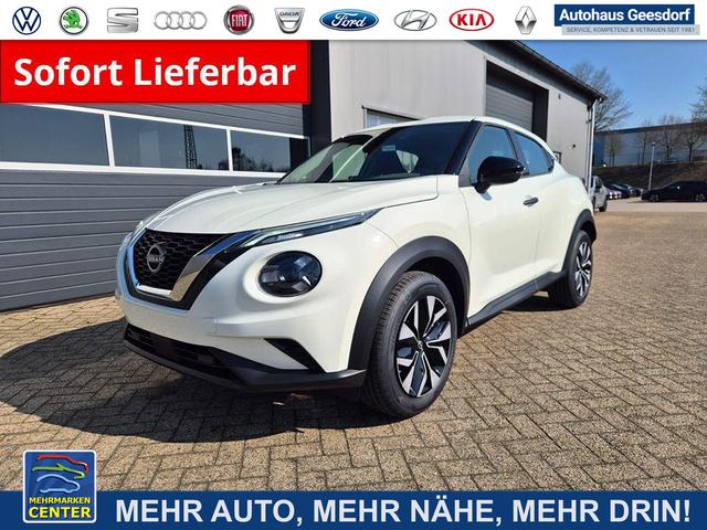 Lagerfahrzeug Nissan Juke - 1.0 DIG-T 114PS Acenta Klimaautomatik Sitzheizung R&uuml;ckf.Kamera Bluetooth Touchscreen wireless Apple CarPlay Android Auto