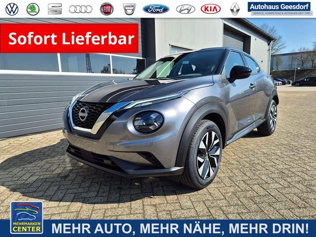 Lagerfahrzeug Nissan Juke - 1.0 DIG-T 114PS Acenta Klimaautomatik Sitzheizung R&uuml;ckf.Kamera Bluetooth Touchscreen wireless Apple CarPlay Android Auto