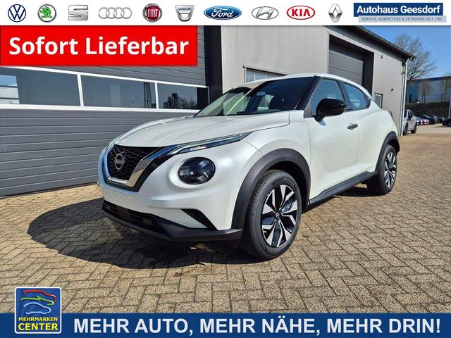 Lagerfahrzeug Nissan Juke - 1.0 DIG-T 114PS Acenta Klimaautomatik Sitzheizung R&uuml;ckf.Kamera Bluetooth Touchscreen wireless Apple CarPlay Android Auto