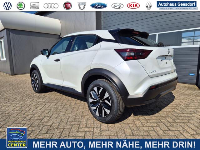 Lagerfahrzeug Nissan Juke - 1.0 DIG-T 114PS Acenta Klimaautomatik Sitzheizung R&uuml;ckf.Kamera Bluetooth Touchscreen wireless Apple CarPlay Android Auto